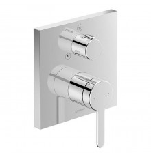 Duravit C.1 Смеситель для душа, встраиваемый, с переключателем потоков, цвет: хром. C14210011010,  GK0900000000