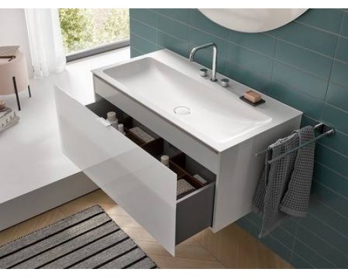 Emco Vanity units Тумба с раковиной подвесная 120х52хh44см, 1 ящик со стекл фасадом, ручка хром, корпус лак, подвесная, цвет: белый. 9577 114 21, 9583 274 21, 9583 510 20 Emco Vanity units Тумба с раковиной подвесная 120х52хh44см, 1 ящик со стекл фасадом, ручка хром, корпус лак, подвесная, цвет: белый. 9577 114 21, 9583 274 21, 9583 510 20