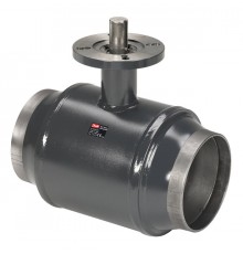 Кран шаровой Danfoss JiP Premium WW Ду125 Ру25, под приварку без редуктора со стандартным проходом, фланцем под электропривод. 065N0147