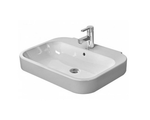 DURAVIT Happy D.2 Раковина 60х47.5 см, 1 отв., со слив-переливом, цвет: белый. 2316600000