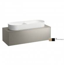 Laufen Sonar Тубма под раковину, 117.5х45.5х34см., 1 ящик, с отверстием в центре, совместим с раковинами-чашами 812348, 812349, цвет: золото/черный мрамор. 4.0547.1.034.140.1