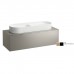 Laufen Sonar Тубма под раковину, 117.5х45.5х34см., 1 ящик, с отверстием в центре, совместим с раковинами-чашами 812348, 812349, цвет: золото/черный мрамор. 4.0547.1.034.140.1