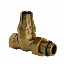 Запорный клапан SR Rubinetterie прямой серия Floral Old Style 1/2 цвет бронза 0397-1500Z000