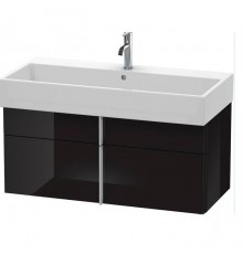 Duravit VA Тумба подвесная 98.4x43.1х44.1см., с раковиной, 1 выдв.ящик, цвет: черный. VA650804040,  2350100071
