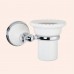 TW Harmony 109 Стакан подвесной, керамический (белый), цвет: белый/хром. TWHA109bi/cr