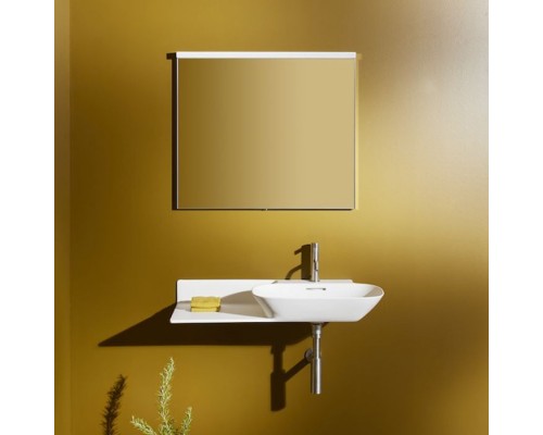 Laufen INO Раковина 90х45х12 см, 1 отв., полка слева, цвет: белый. 8.1330.1.000.104.1