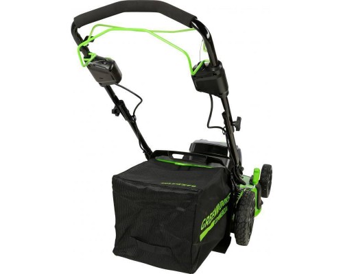 Газонокосилка аккумуляторная самоходная Greenworks 82V,51 см, б/щ (АКБ 5 Ач. и ЗУ)