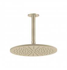 Gessi INCISO Верхний душ Oslash;30см., потолочный, шарнир на 1/2, цвет: brushed brass pvd. 58252#727