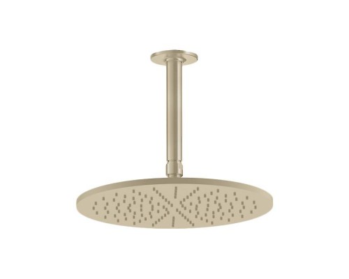 Gessi INCISO Верхний душ Oslash;30см., потолочный, шарнир на 1/2, цвет: brushed brass pvd. 58252#727 Gessi INCISO Верхний душ Oslash;30см., потолочный, шарнир на 1/2, цвет: brushed brass pvd. 58252#727