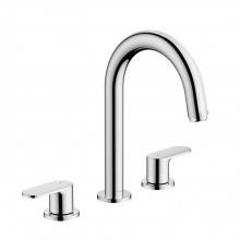 Hansgrohe Vernis Blend Смеситель для раковины, на 3 отв, с донным клапаном, цвет: хром . 71553000