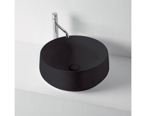 Kerasan F10 Раковина D43х16см, накладная, без отв., цвет: черный матовый. 460431 Kerasan F10 Раковина D43х16см, накладная, без отв., цвет: черный матовый. 460431