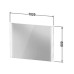 Duravit XViu Зеркало с подсветкой 102x80x40см., версия sensor, цвет: шампанское матовое. XV70330B1B1
