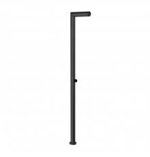 Gessi Outdoor Душевая стойка, для установки на улице, напольная, на 1 выход, без ручки и верхнего душа, цвет: Black XL. 63201#299