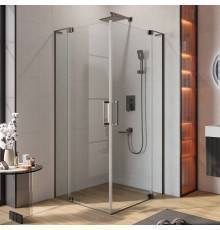 Душевой уголок Cezares Slider AH 2 80/90-100/110 C GM профиль оружейная сталь, стекло прозрачное