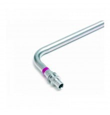 Трубка РЕХАУ из нержавеющей стали для подключения радиатора, Г-образная 16/1000 11096671001