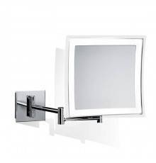 Decor Walther BS 85 Touch Косметическое зеркало 23x21см, подвесное, увел. 5x, сенсорный вкл., подсветка LED, цвет: хром. 0121800