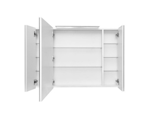 Roca Oleta Зеркальный шкаф 100х70см, c LED-светильником, цвет: белый. A857648806