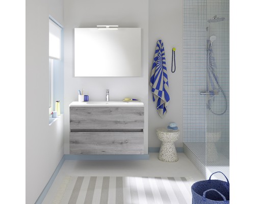 Burgbad Rocio Тумба 100см., подвесная, цвет: дуб/Silver. WYCX098F6228