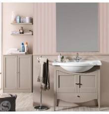 Eban Simona Комплект мебели 86 см  ручки хром, напольный, Цвет: Tortora. FACQDPO--CR,  FAPEN025-CR,  FPLEB085-B*1,  FBSSM080ODJ6*3