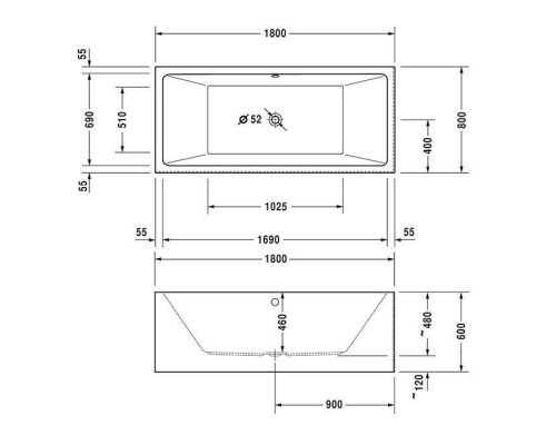 Duravit Vero Air Ванна 180x80см, встраиваемая, Ecke links, цвет: белый. 760415000AS0000 Duravit Vero Air Ванна 180x80см, встраиваемая, Ecke links, цвет: белый. 760415000AS0000