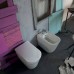 Kerasan Tribeca Биде напольное пристенное 55х35см, с 1 отв под смеситель, c креплением WB5N, цвет: белый. 512001