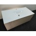 TW Shape комплект подвесной мебели 122х52см, с раковиной, с 1 выдвиж. ящиком с механизмом push-to-open, цвет: белый матовый RAL9003. SHAP120-B+548001*1