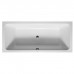 Duravit D-Code Ванна акриловая 180х80x40см , встраиваемая, с 2 наклонами для спины, выпуск центральный, цвет: белый. 700101000000000, 790226000001000, 790127000000000