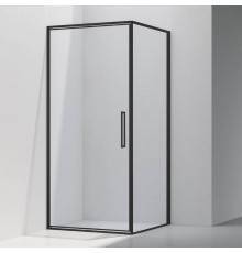 Душевой уголок Vincea Slim VSR-4SLP9010CLB 100х90 см, профиль матовый черный, стекло прозрачное