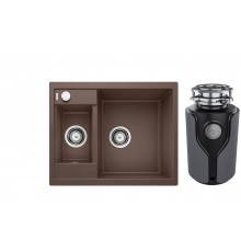 Комплект Мойка Blanco Metra 6 кофе + Измельчитель KUCHENSTERN Muhle