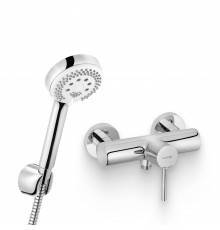 Душевой комплект Смеситель для душа Kludi Bozz 388310576 хром + Гарнитур Logo 3S 6803005-00