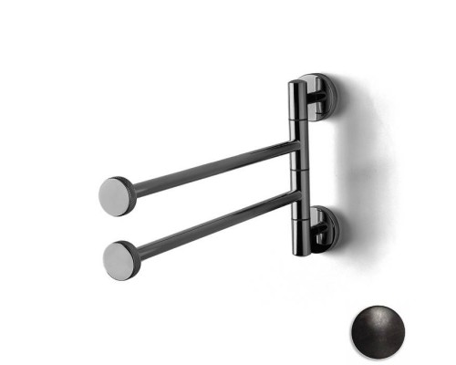 3SC Ribbon Полотенцедержатель двойной 5хh20х38 см, цвет: бронза темная матовая. RB19BMX