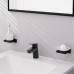 Hansgrohe Logis Смеситель для раковины, 1 отв., с донным клапаном Push-Open, цвет: черный матовый. 71077670