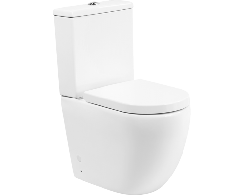 Унитаз-компакт BelBagno Amanda BB051CPR безободковый, крышка BB105SC с микролифтом, бачок BB051T Унитаз-компакт BelBagno Amanda BB051CPR безободковый, крышка BB105SC с микролифтом, бачок BB051T