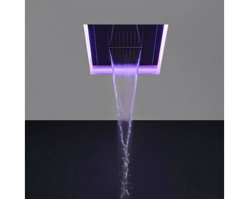 Antonio Lupi Meteo  Встраиваемый верхний душ  52x35x11см, с LED подсветкой, цвет: белый. METEO2C.BL