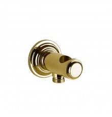 Gessi Venti20 Подвод воды с держателем ручного душа, цвет: Gold PVD. 65161#246