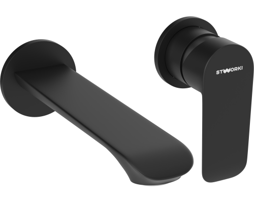 Смеситель для раковины STWORKI Копенгаген S42040BK С ВНУТРЕННЕЙ ЧАСТЬЮ, черный Смеситель для раковины STWORKI Копенгаген S42040BK С ВНУТРЕННЕЙ ЧАСТЬЮ, черный