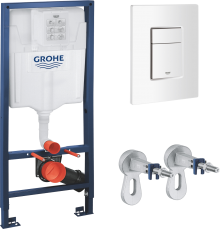 Система инсталляции для унитазов Grohe Rapid SL 38772SH0 3 в 1 с панелью смыва