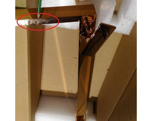 Bongio Line Смеситель напольный , излив 212 см, цвет розовое золото (уценен). 097440000,  67534OA0DPREU