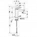 Duravit Wave Смеситель для раковины, 1 отв., без донного клапана, цвет: хром. WA1020002010