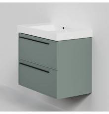 Тумба с раковиной La Fenice Elba Twin 80 подвесная, grigio, раковина Cubo 80