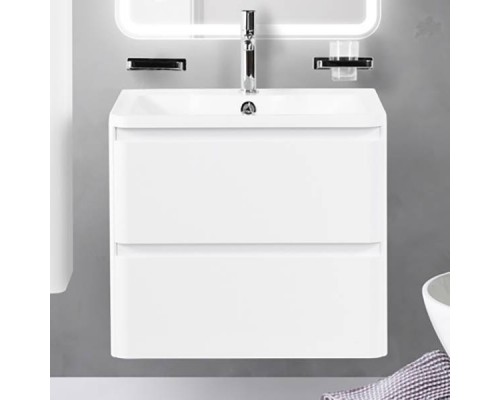 Тумба с раковиной BelBagno Albano 70 подвесная, bianco lucido