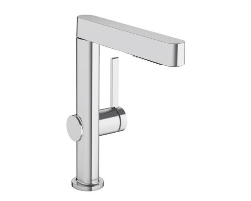 Hansgrohe Finoris Смеситель для раковины, 1 отв., с донным клапаном Push-Open, цвет: хром. 76063000 Hansgrohe Finoris Смеситель для раковины, 1 отв., с донным клапаном Push-Open, цвет: хром. 76063000