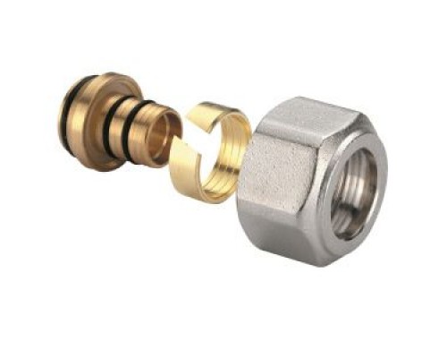 Фитинги цанговые концовка 3/4 для мп труб и труб РЕХ 16*2 GK 71602 Фитинги цанговые концовка 3/4 для мп труб и труб РЕХ 16*2 GK 71602