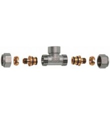Фитинги цанговые Тройник 3/4(ВР) с 2 концовками для м/п труб  20х2 FC 5461 34 80204