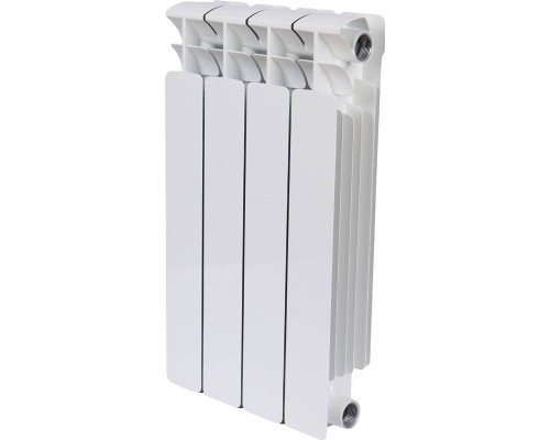 Радиатор биметаллический RIFAR BASE 500 4 секции боковое подключение (белый RAL 9016) 1RB50-4 (1RB50-4)