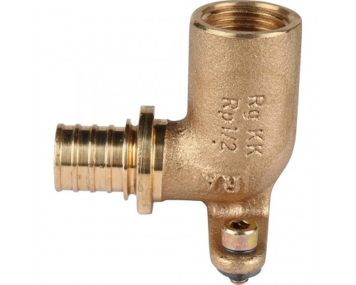 Угольник настенный REHAU RAUTITAN с длинным нарезным патрубком 20-R 1/2 для PEX труб аксиальный (14563631001)