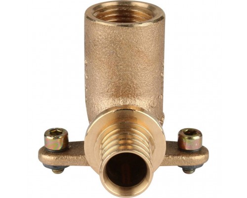 Угольник настенный REHAU RAUTITAN с длинным нарезным патрубком 20-R 1/2 для PEX труб аксиальный (14563631001)