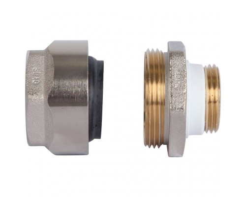 Фитинг Meibes резьбовой латунный Plus для стальных труб 3/4”*3/4” НР (F13080)