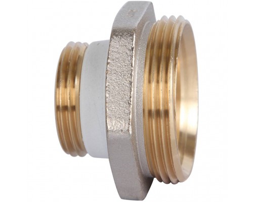 Фитинг Meibes резьбовой латунный Plus для стальных труб 3/4”*3/4” НР (F13080)