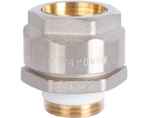 Фитинг Meibes резьбовой латунный Plus для стальных труб 3/4”*3/4” НР (F13080)